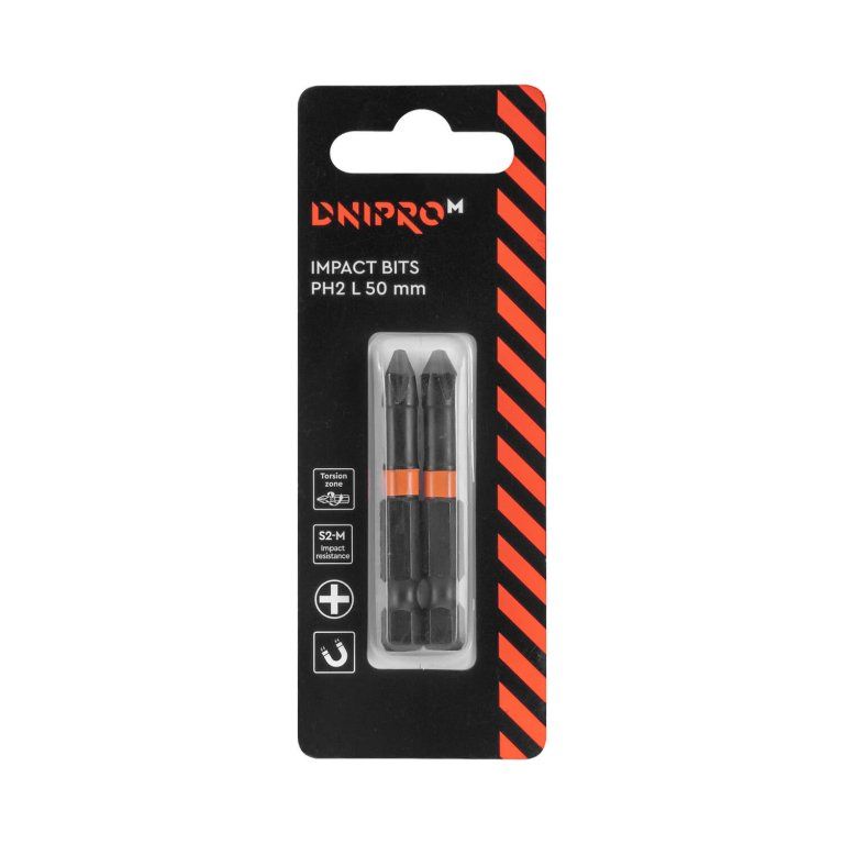 Насадка (біта) Impact Dnipro-M PH 2 50 мм (S2)-M
