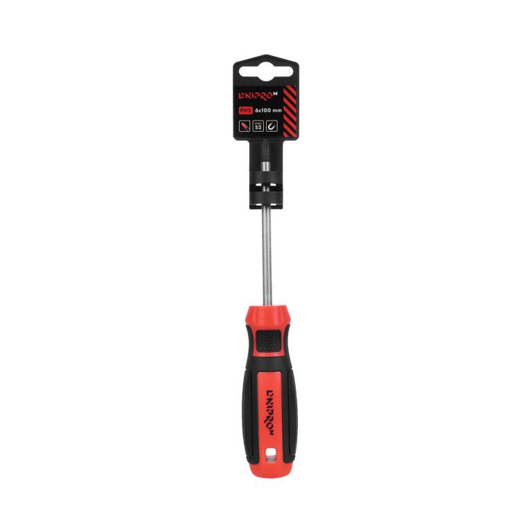 Викрутка Dnipro-M хрестова фосфат.накінечник РН2 6х100, S2 97180005
